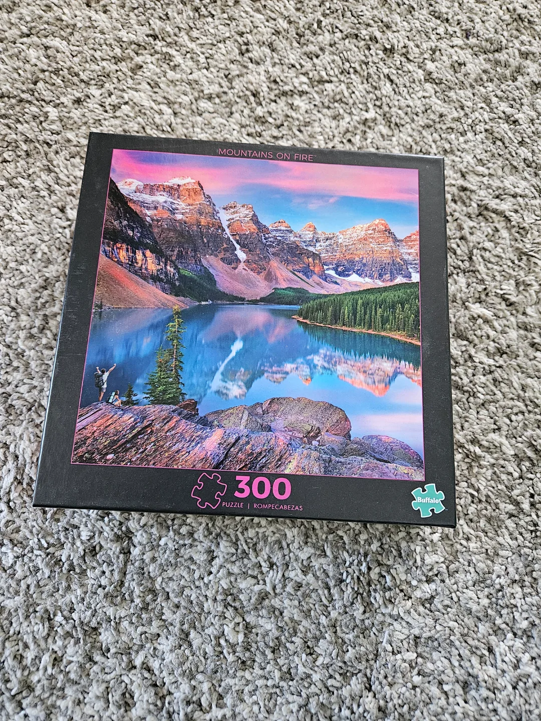 Buffalo 300-Piece Mountains on Fire Jigsaw Puzzle thumbnail
