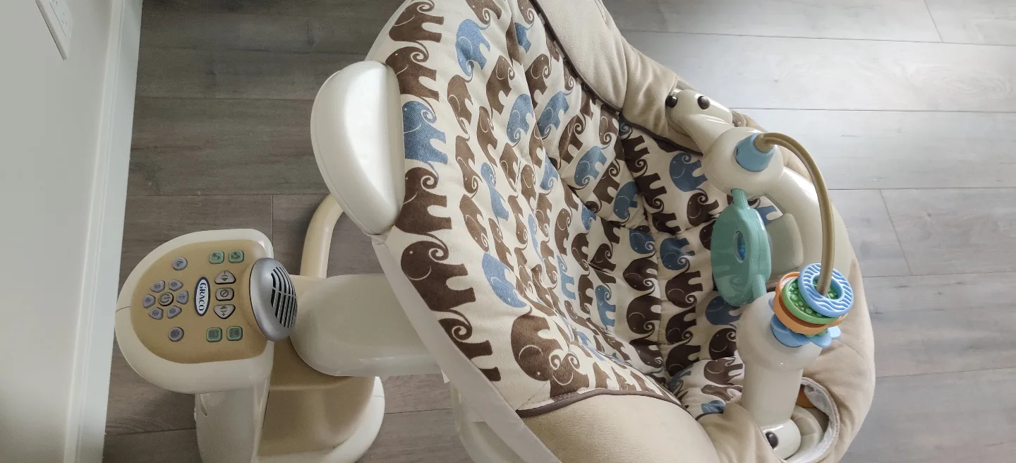 Graco Baby Swing - Elephant Design - Graco Sweet Peace Soother image indicator(5)