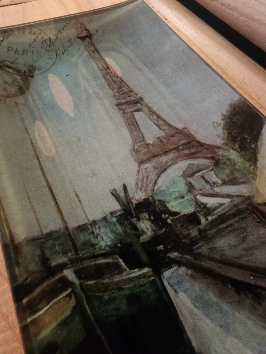 Eiffel tower glass trinket dish, #romantic 🩷 #paris 🇫🇷 image indicator(3)