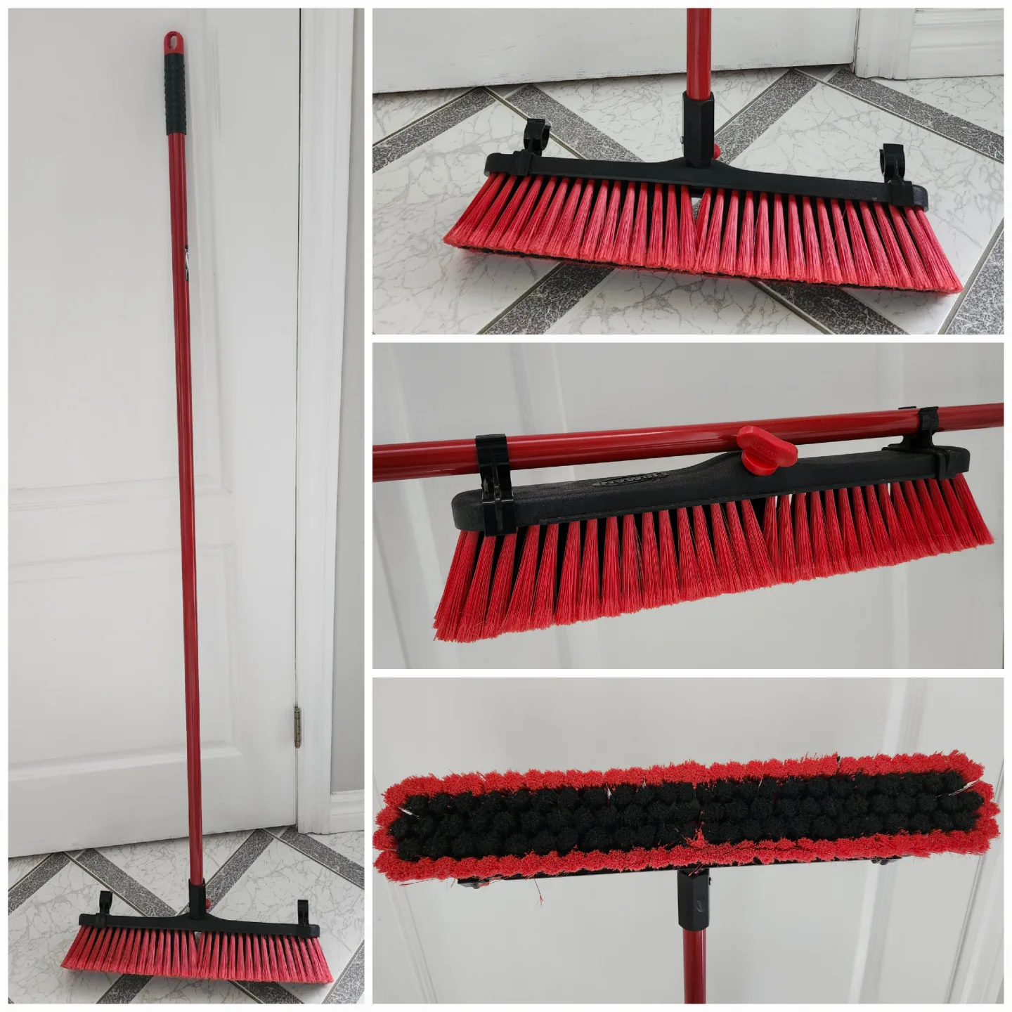 Libman heavy duty push broom in new condition. thumbnail
