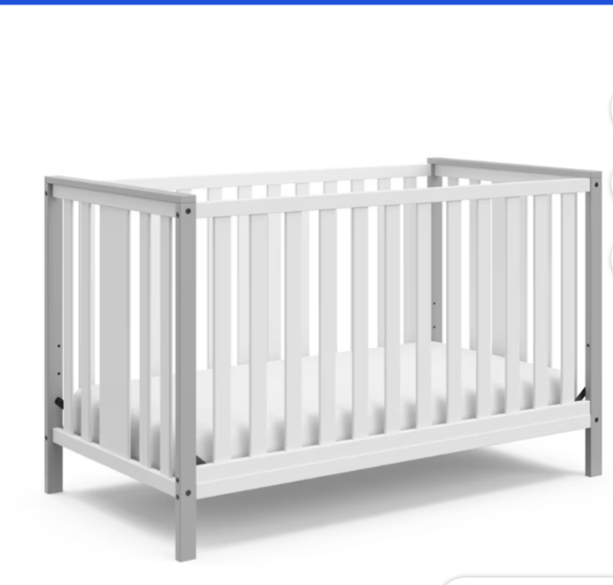 Storkcraft Baby Crib 4n1 - All White