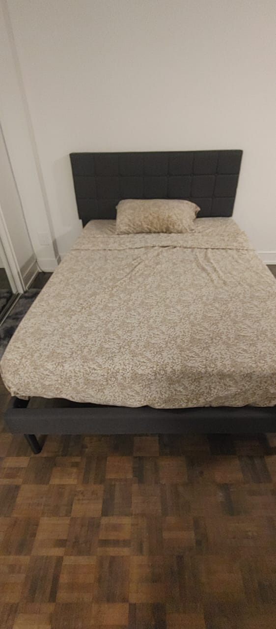 Full size bed and mattress