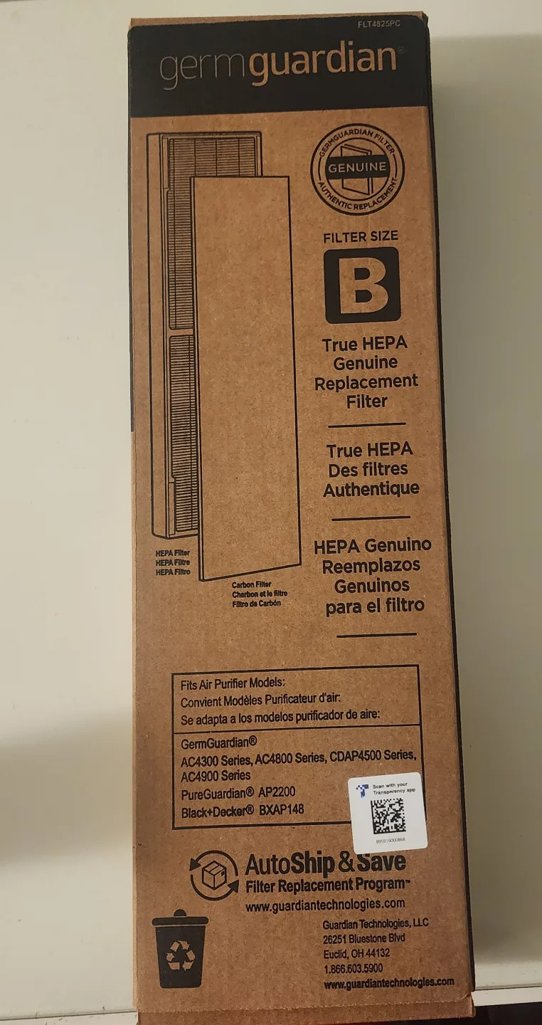GermGuardian Genuine Replacement Filter - Size B image indicator(5)