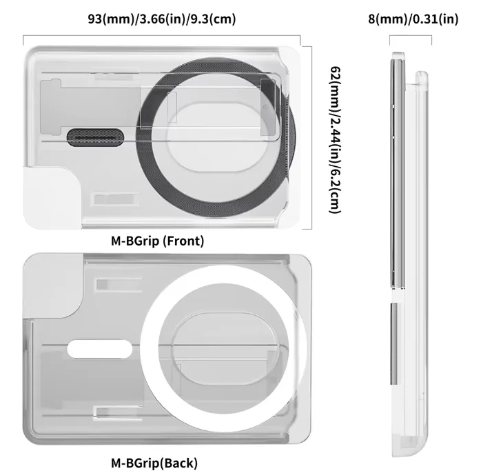 Magnetic Wallet Universal Phone Card Holder Wallet Case image indicator(4)