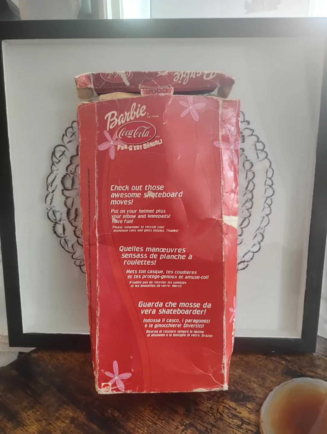 Vintage Barbie Coca-Cola Fun Skateboard Doll image indicator(4)