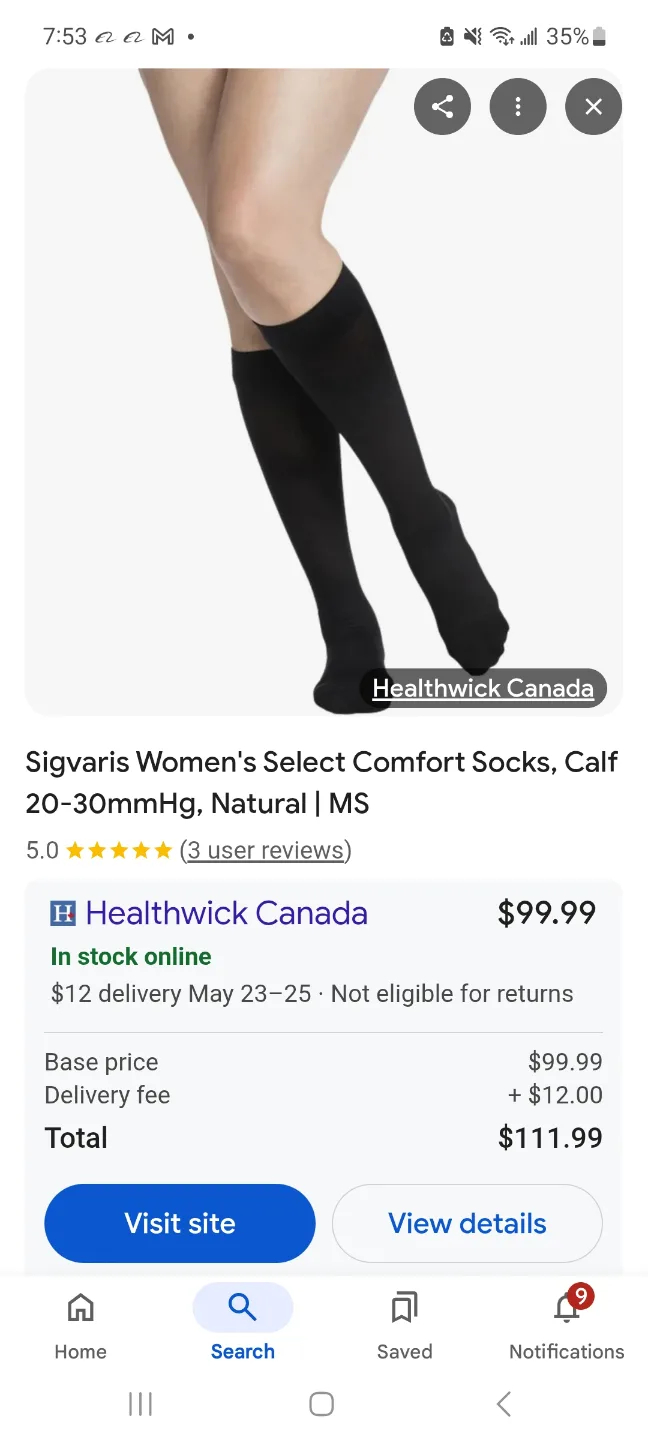 Sigvaris Medical Select Comfort Graduated Compression Socks image indicator(2)