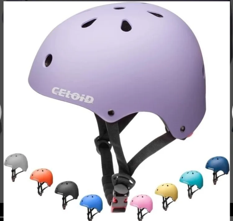 New CELOID Kids Bike Helmet Violet color Size Small thumbnail