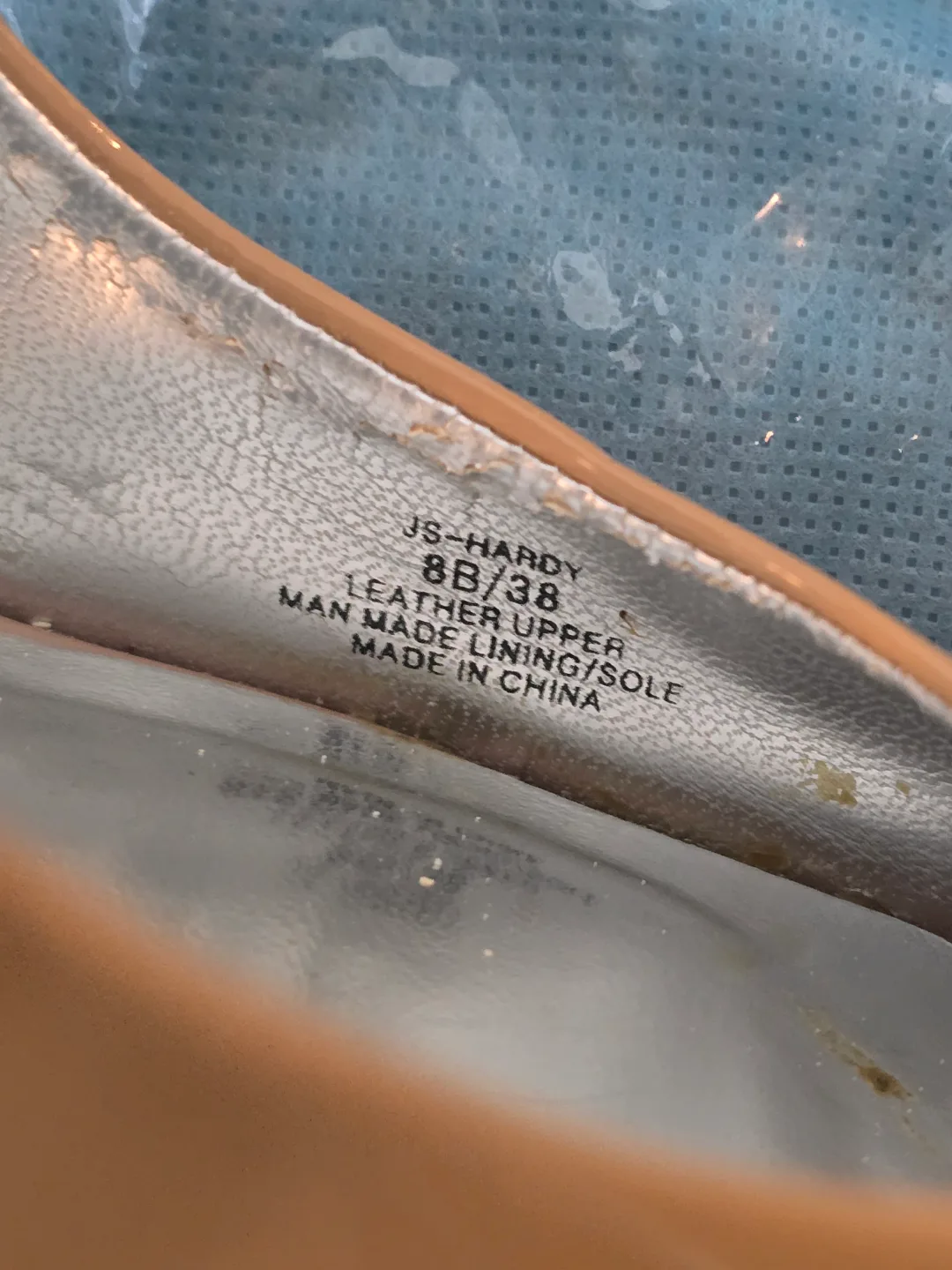 Jessica Simpson Nude Patent Leather Slingback Heels - Size 8 image indicator(3)