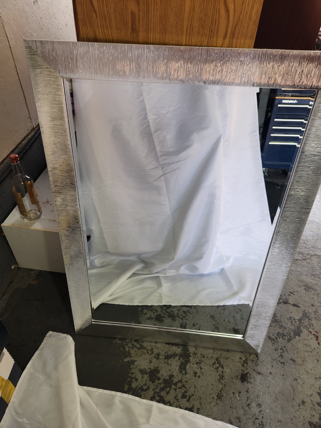 Silver Framed Mirror