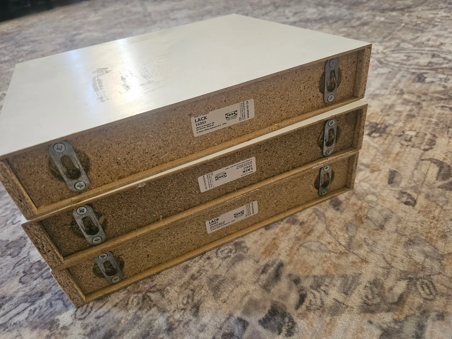 IKEA LACK White Wall Shelves - Set of Three 🇨🇦 image indicator(2)