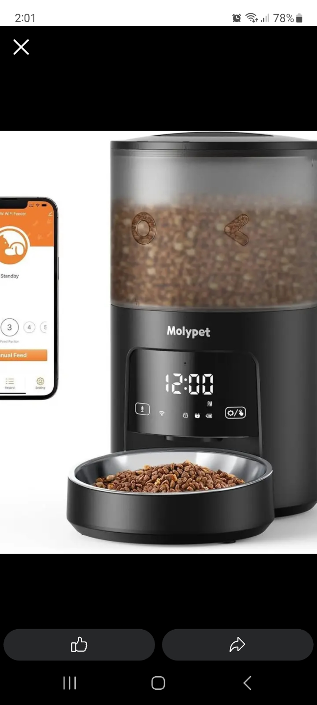 MolyPet F02W Smart WiFi Pet Feeder - photo 4