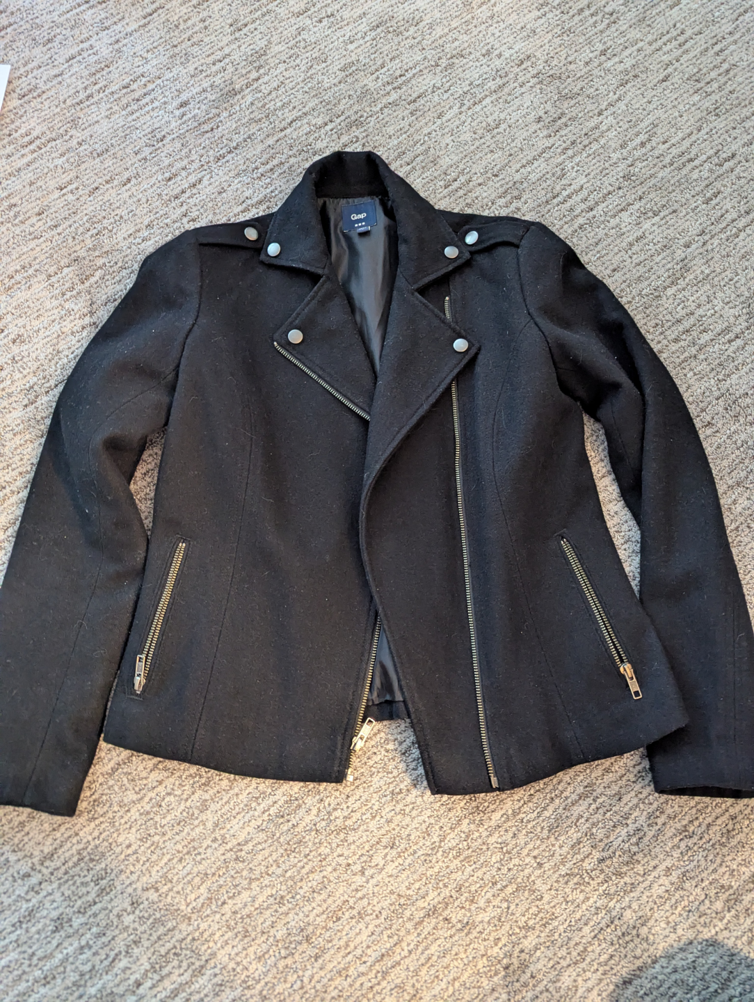 Gap Black Moto Jacket