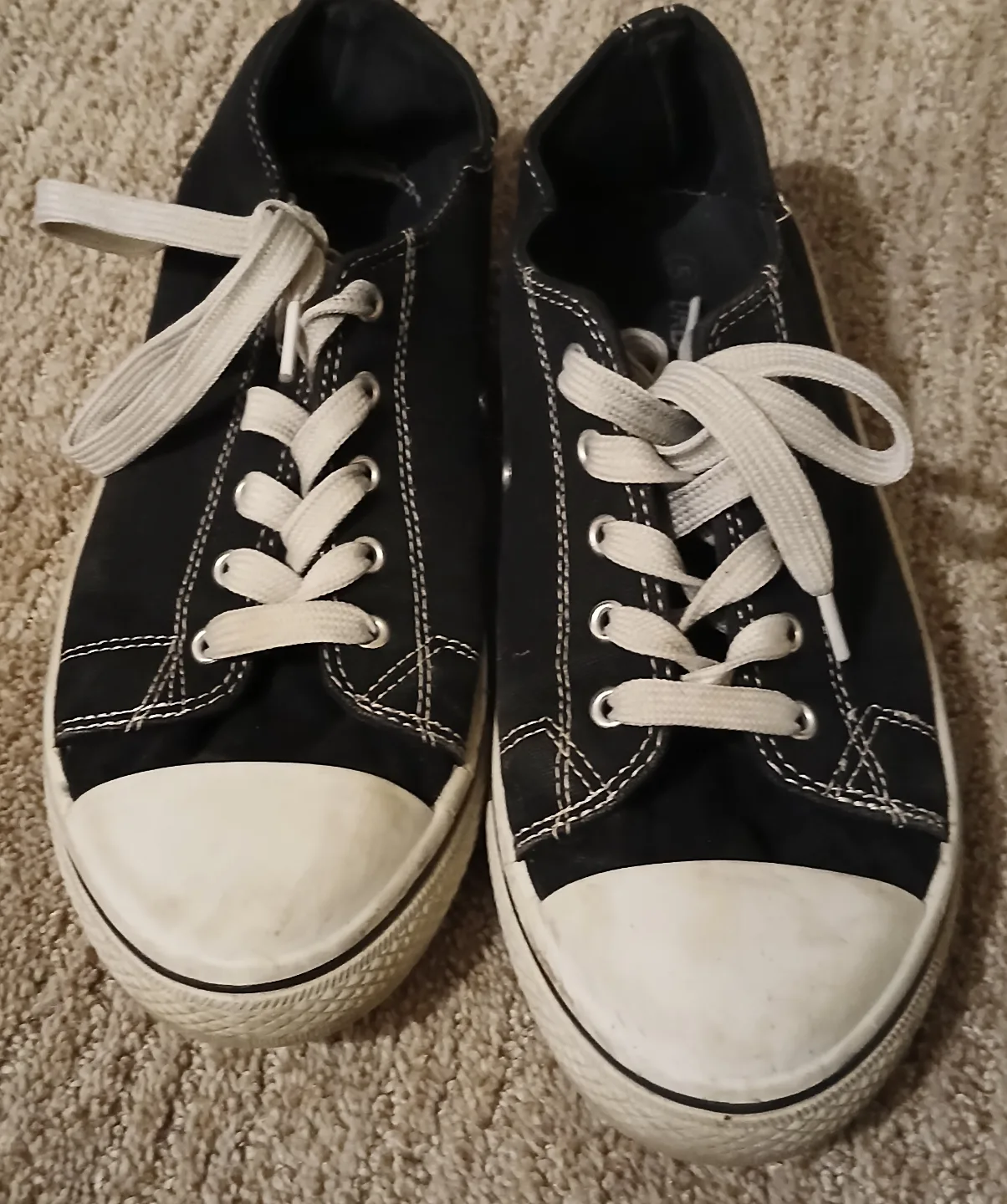 Black Canvas Sneakers thumbnail
