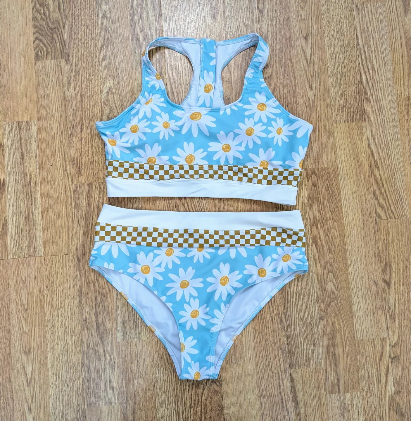 Daisy Print Bikini Set - Size Large thumbnail