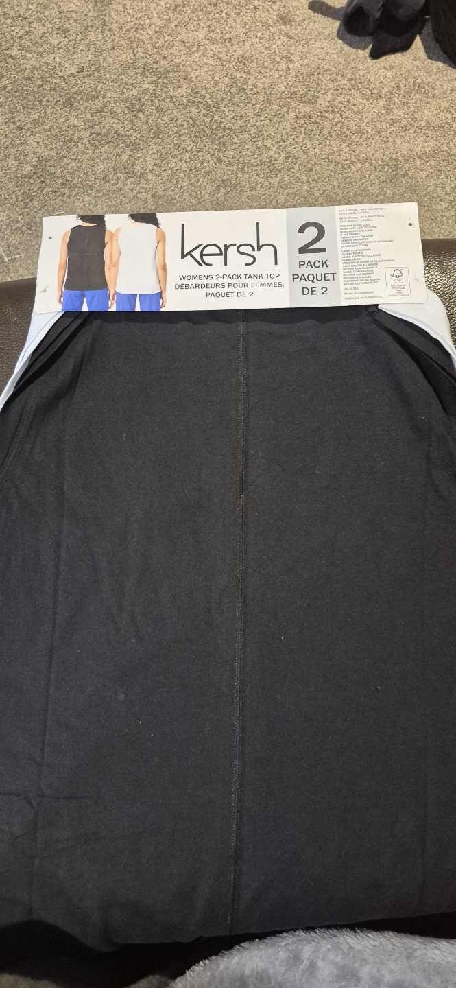NWT Kersh Women's 2-Pack Tank Tops XXL - photo 3