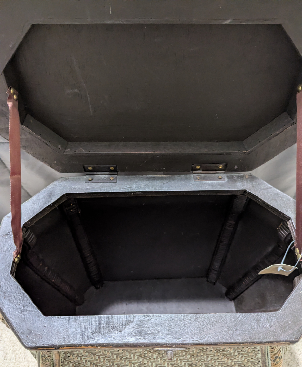Vintage Woven Wicker Storage - photo 3