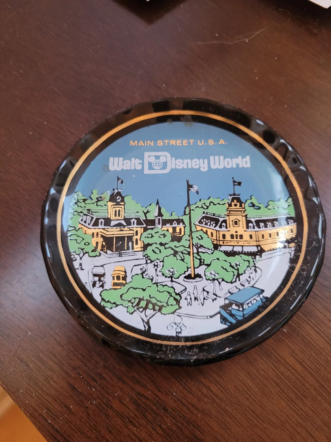 Vintage Walt Disney World Main Street U.S.A. Souvenir Plate thumbnail