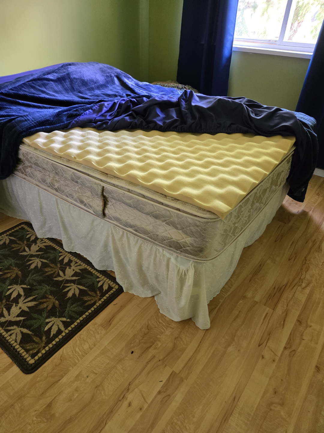 Double Bed with Mattress and Box Spring