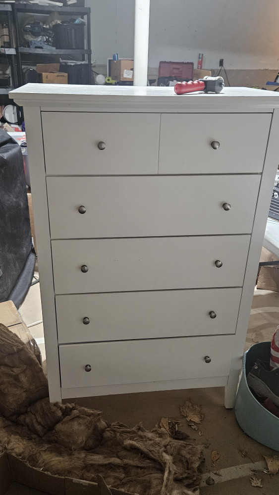 White Bedroom Furniture Set - Dresser, Nightstand, and Headboard - photo 4