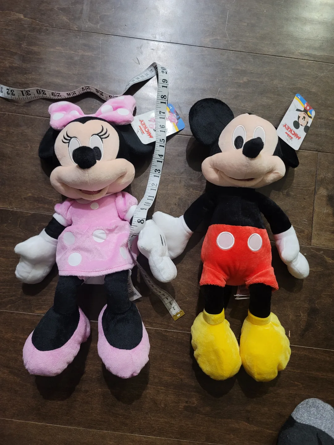 Mickey and Minnie Mouse (new never used, each $20) thumbnail
