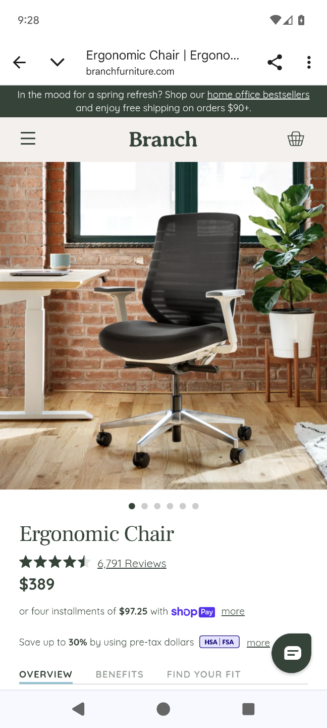 Branch Ergonomic Office Chair
