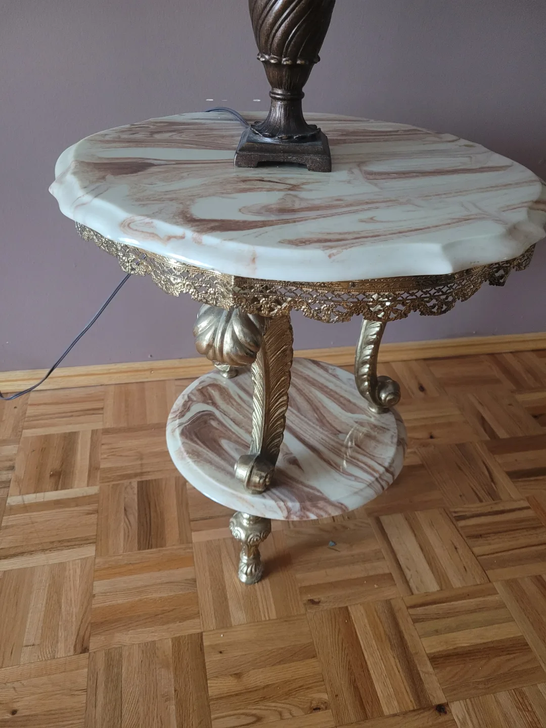 Marble Top Coffee Table and End Table Set image indicator(4)