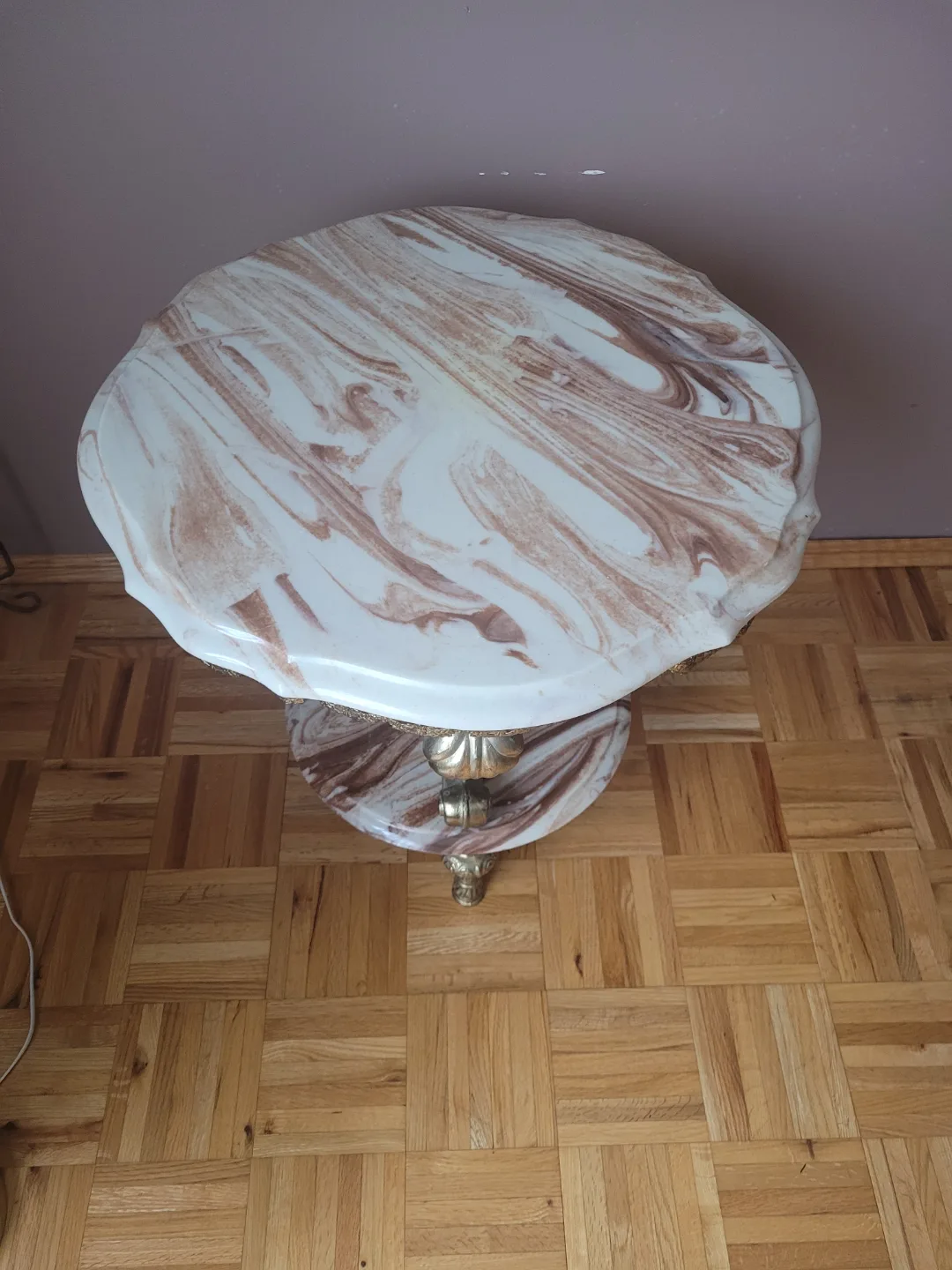 Marble Top Coffee Table and End Table Set image indicator(6)