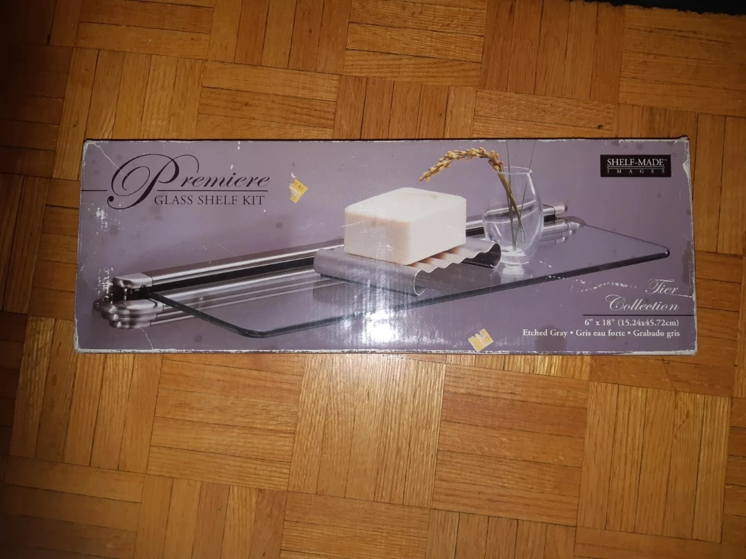 Premiere Glass Shelf Kit BNIB