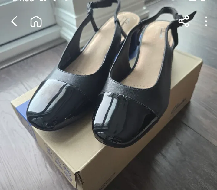 Women leather slingback heels thumbnail