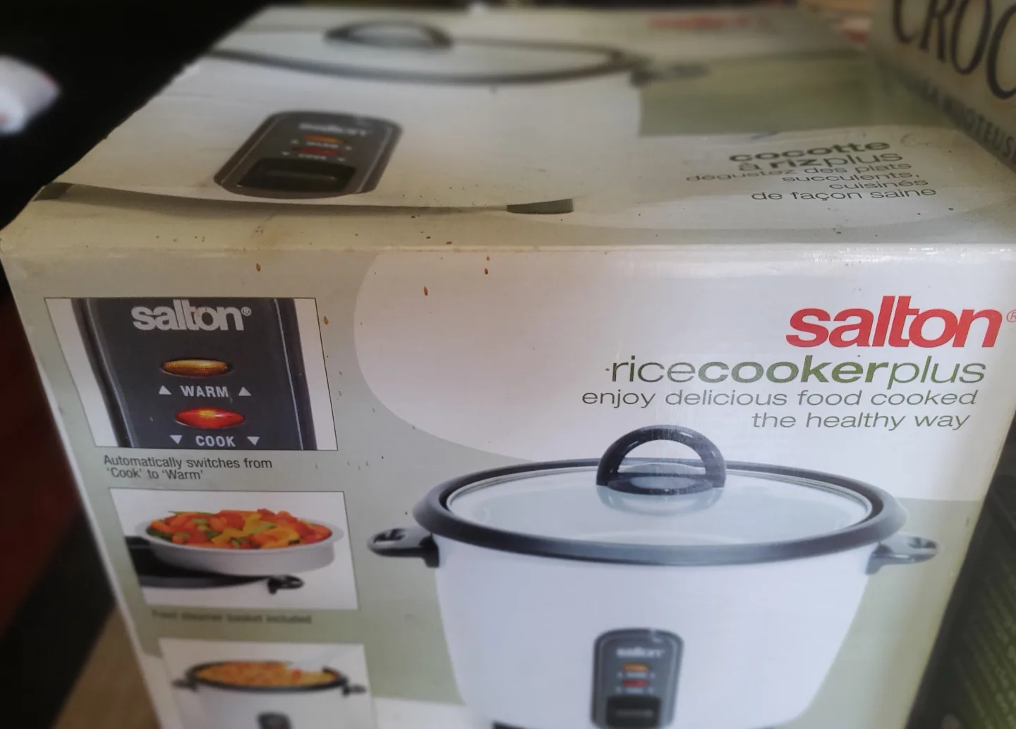 Salton Automatic 6-Cup Rice Cooker - New in Box image indicator(2)