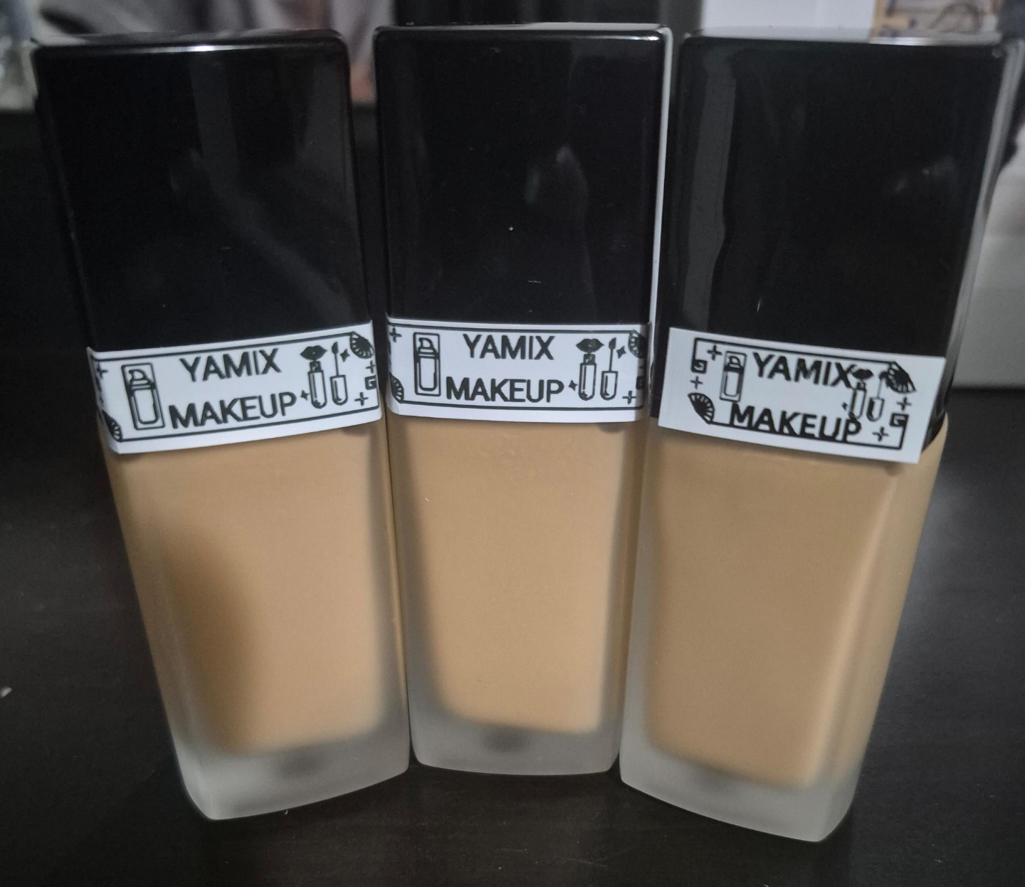 Yamix Makeup Liquid Foundations Shades 03 & 04