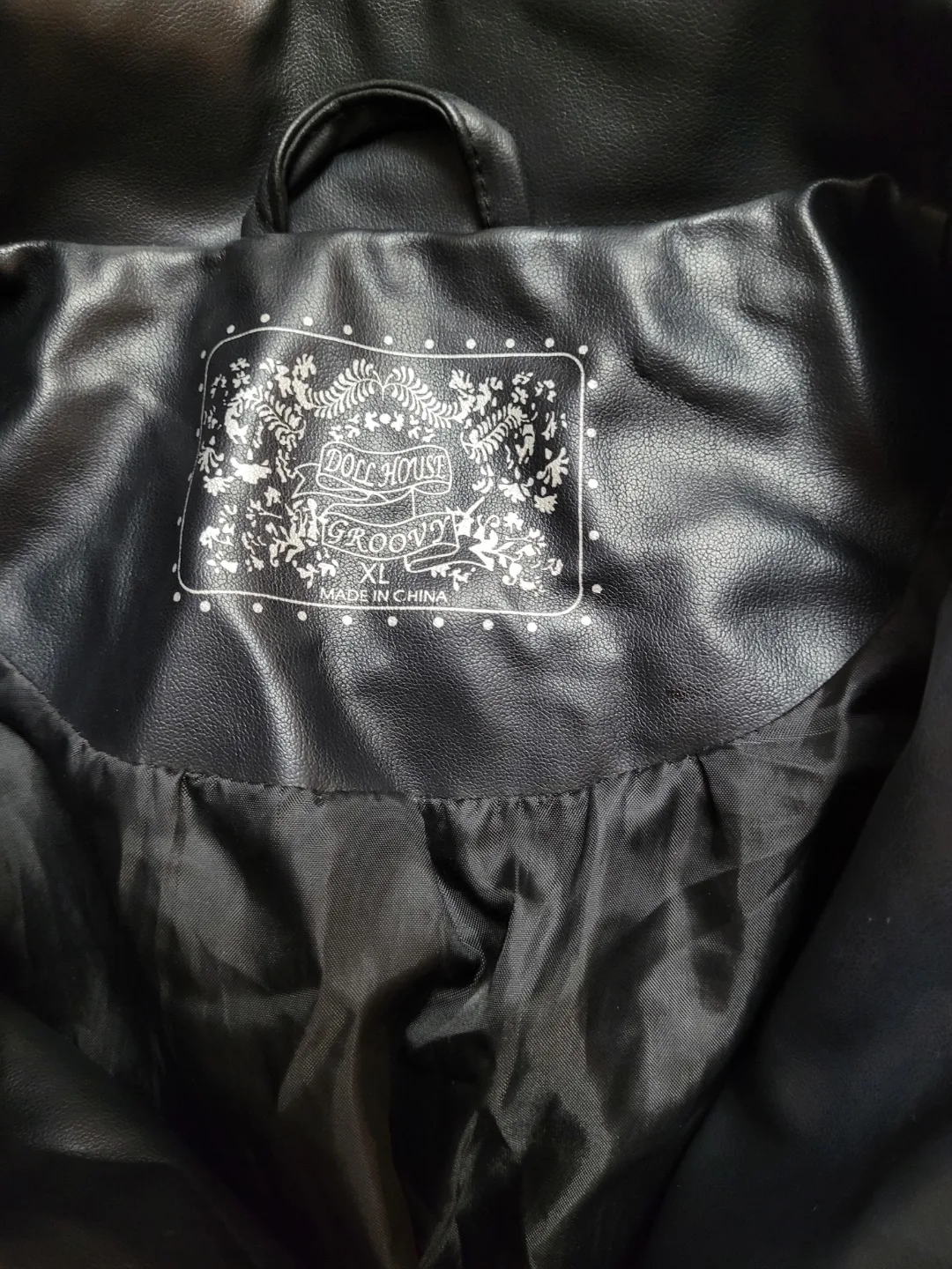 Dollhouse Black Faux Leather Jacket image indicator(2)