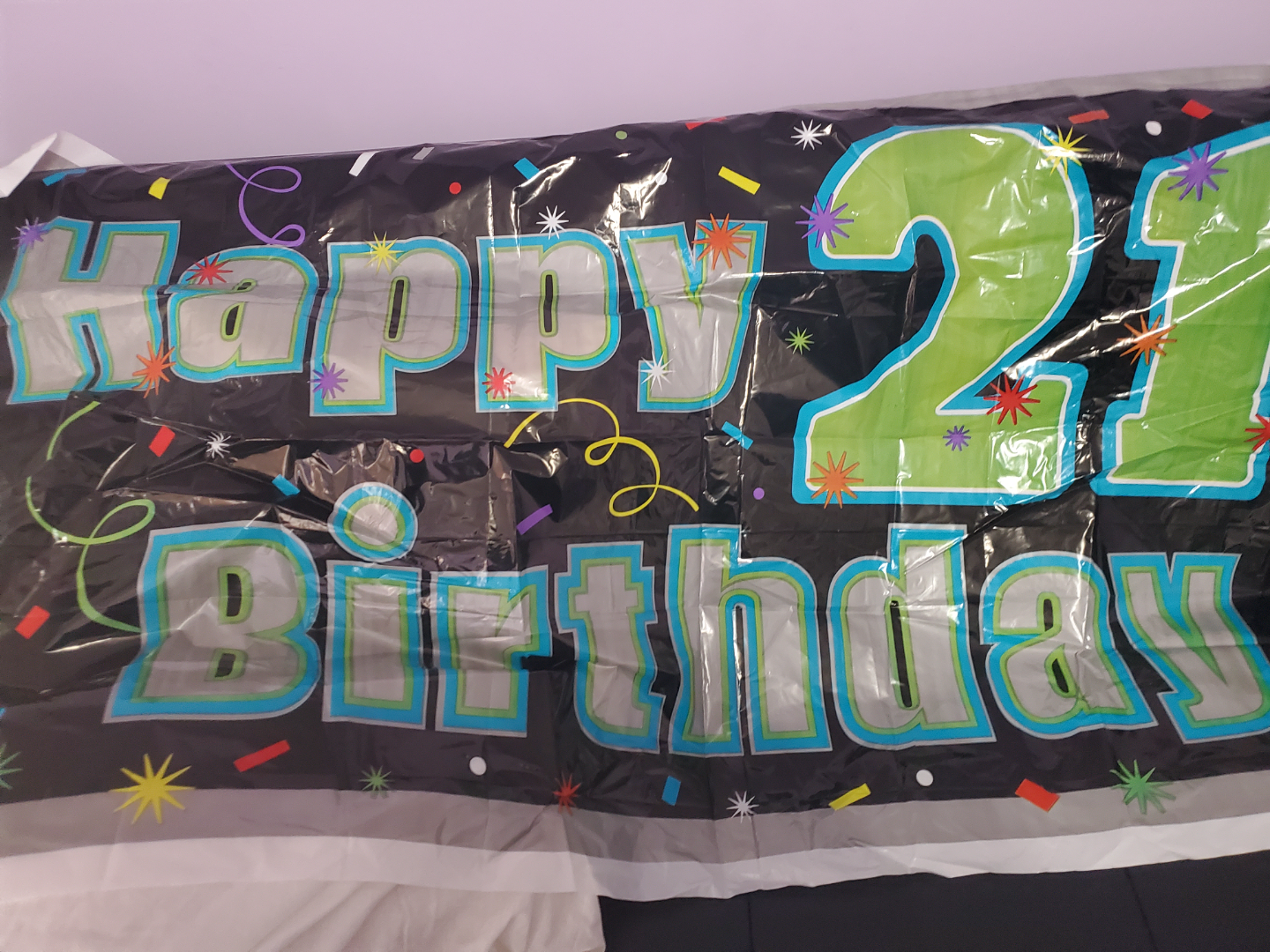 Happy 21st Birthday Banner