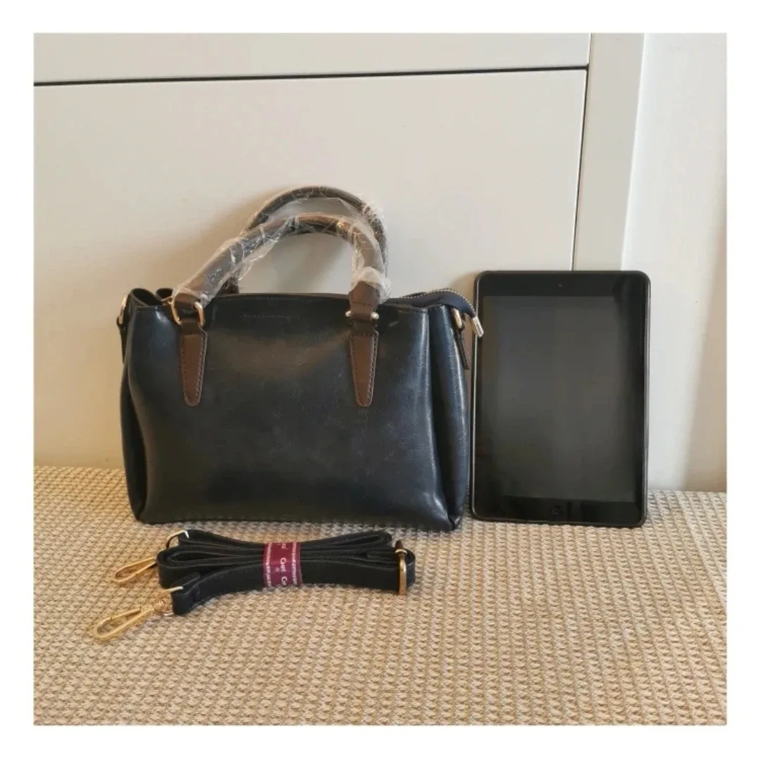 Brand New Blue Leather Shoulder Bag image indicator(6)