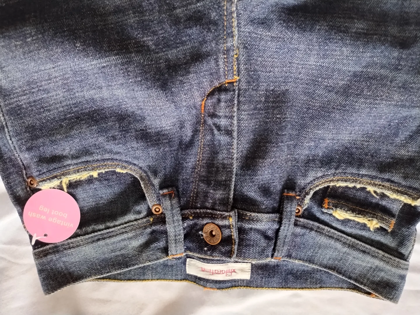 Children's Xhilaration  Size 12  Wash Boot Leg Jeans image indicator(5)