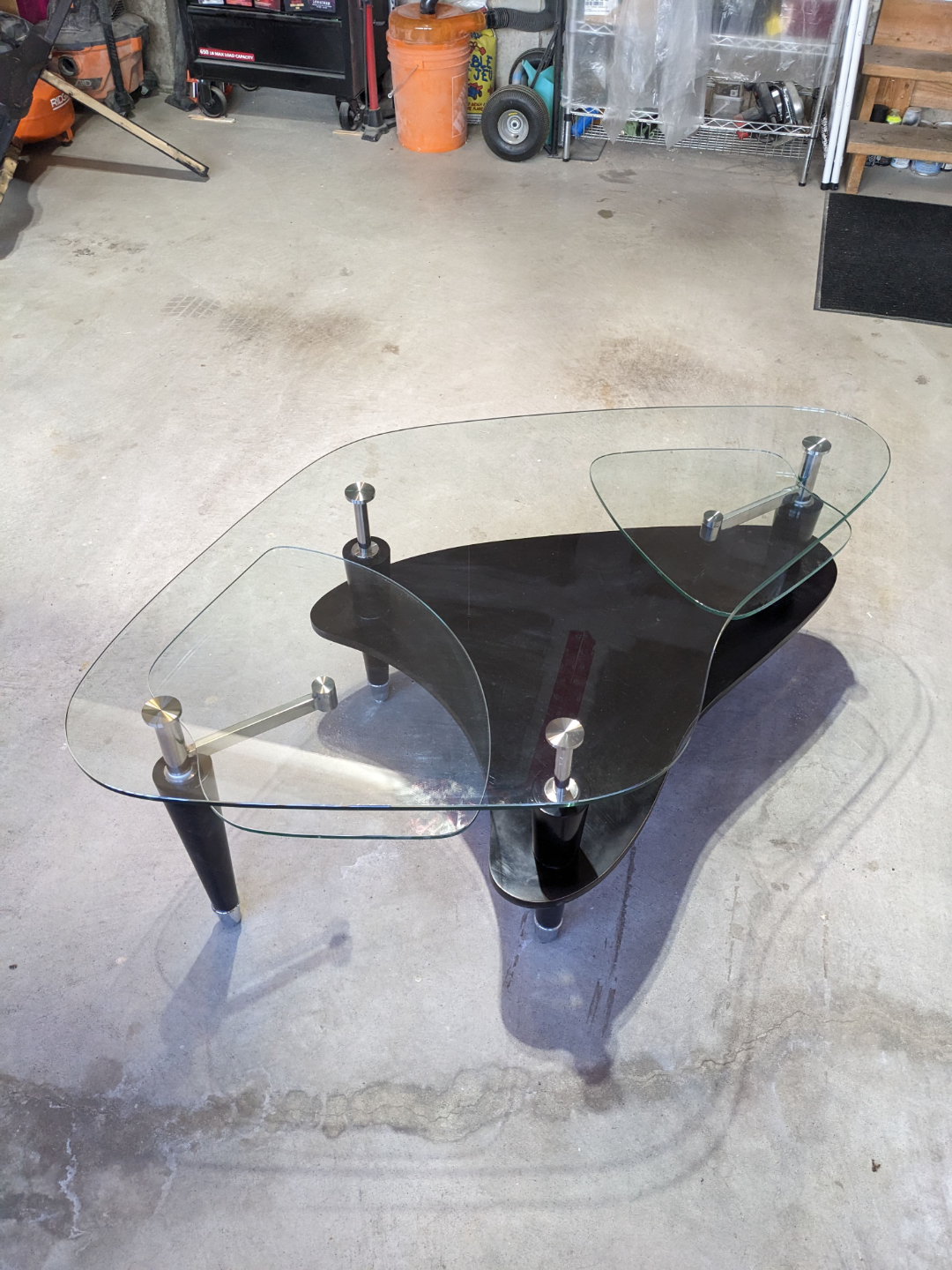 Mid-Century Modern Glass Coffee Table - photo 2
