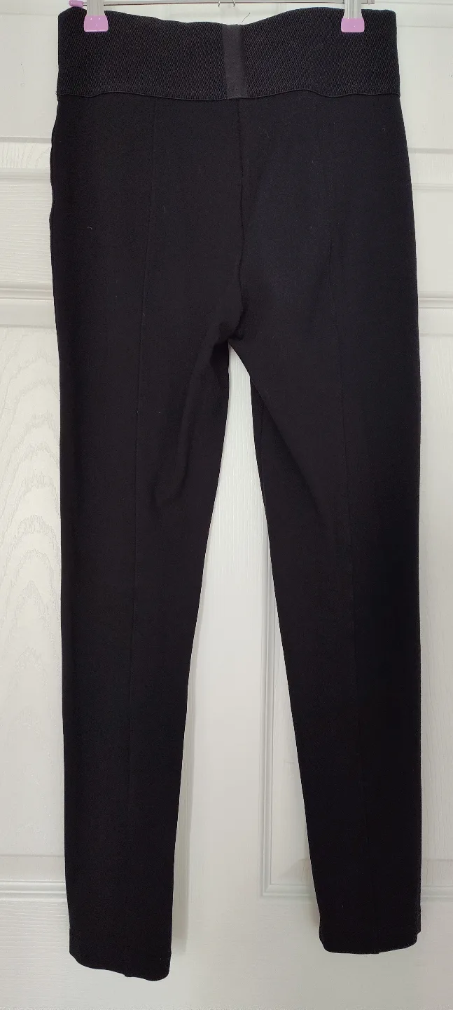 Calvin Klein high-rise waist black pants image indicator(2)