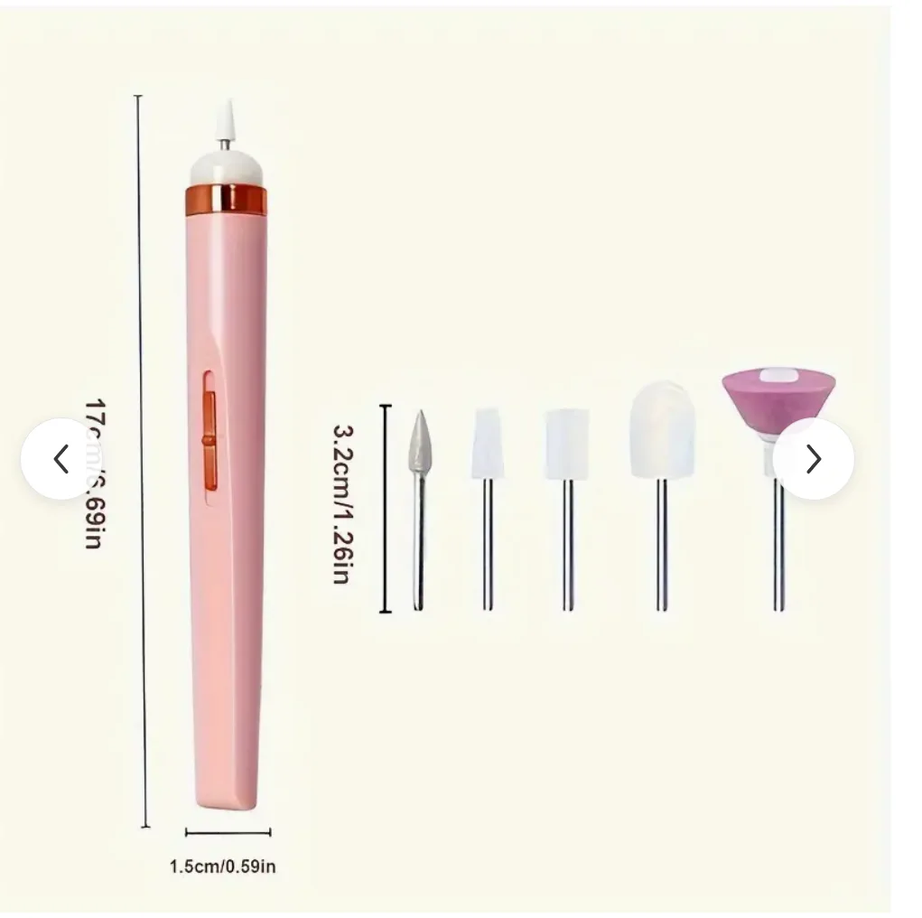 Rechargeable Electric Nail Drill Kits & nail parts image indicator(5)