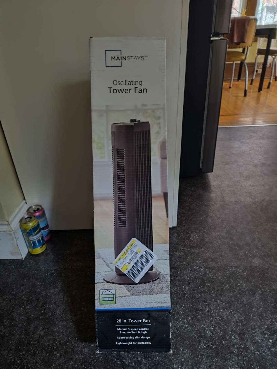 Mainstays 28-Inch Oscillating Tower Fan