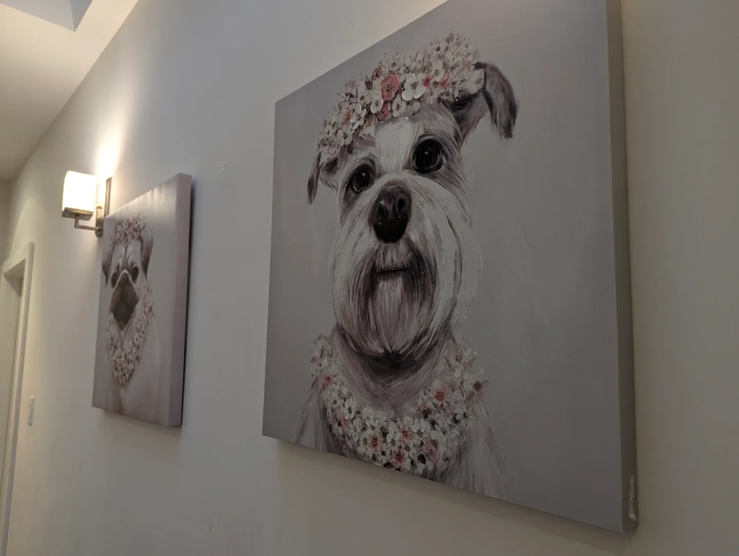 Pair of Dog Portrait Canvas Art image indicator(5)