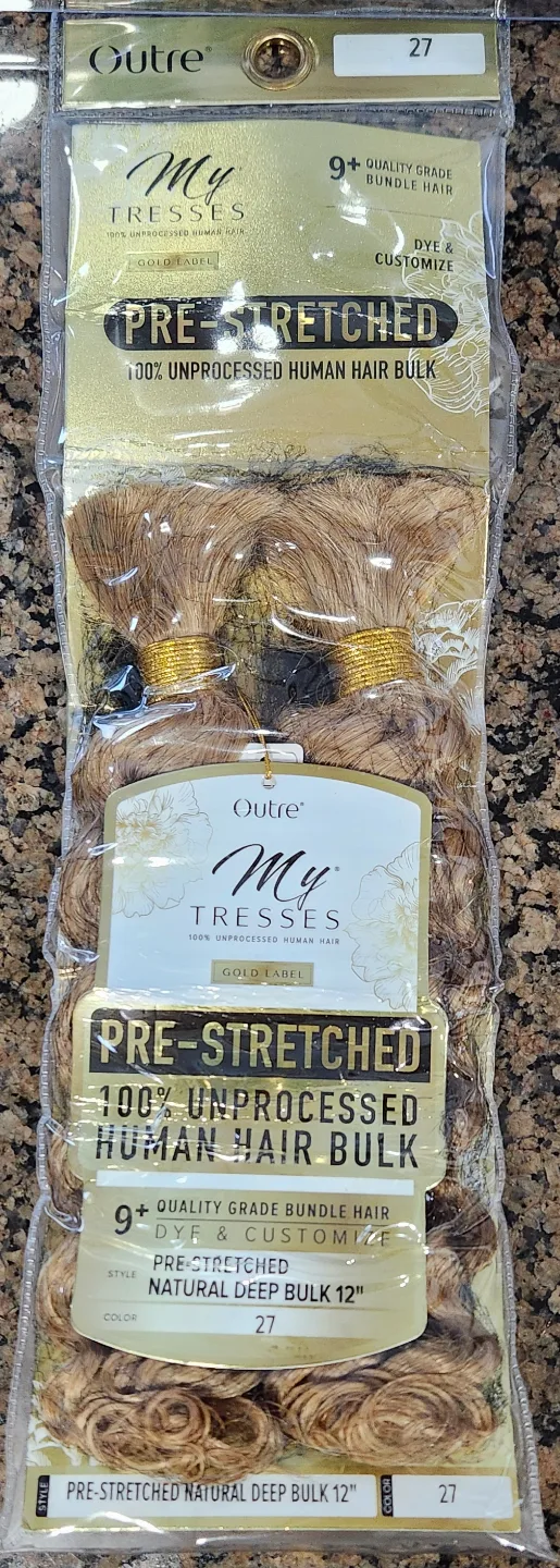 Outre MyTresses Gold Label Pre-Stretched Human Hair Bulk 12" thumbnail
