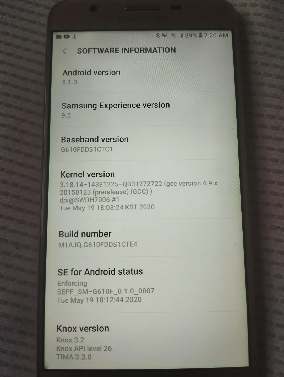 Samsung Galaxy J6+ (SM-G610F) Gold - Used Smartphone thumbnail