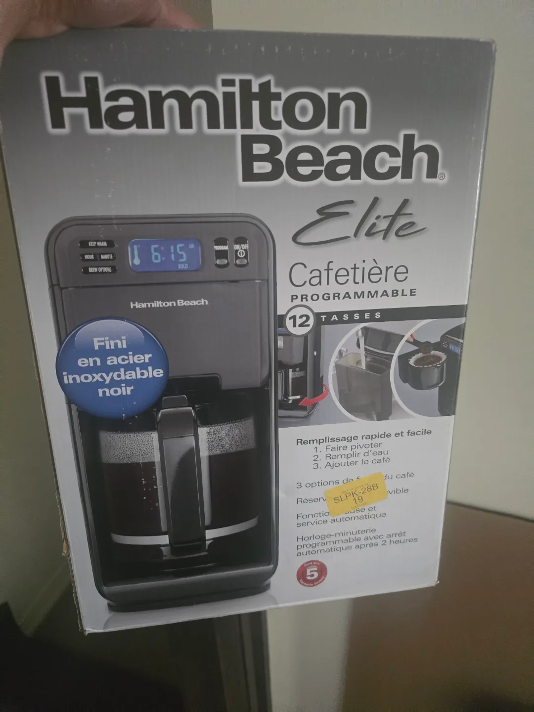 Hamilton Beach Elite 12-Cup Programmable Coffee Maker thumbnail