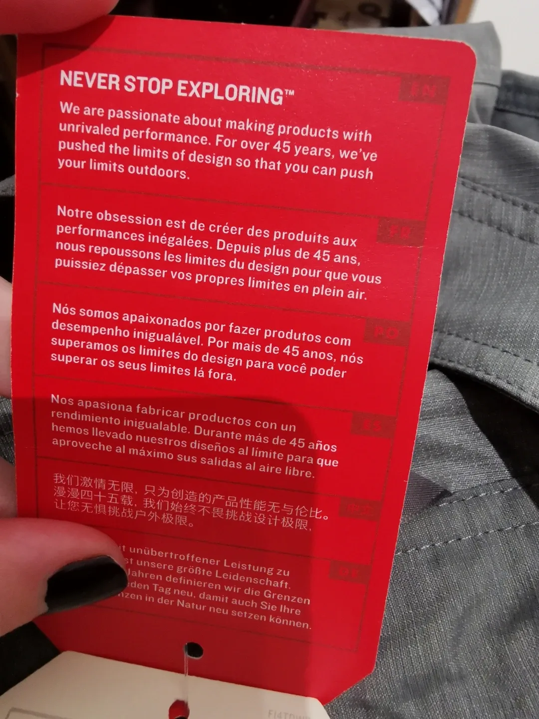 NWT The North Face Women's Gray Horizon 2.0 Pants S12 image indicator(5)