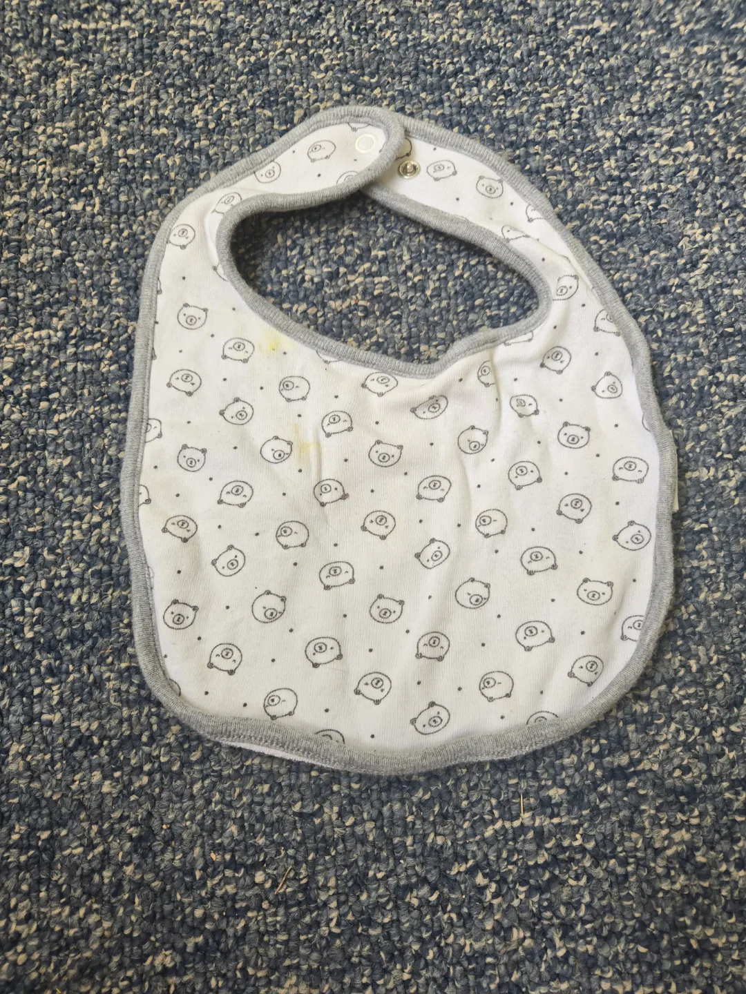 Baby Bib with Cute Bear Print thumbnail