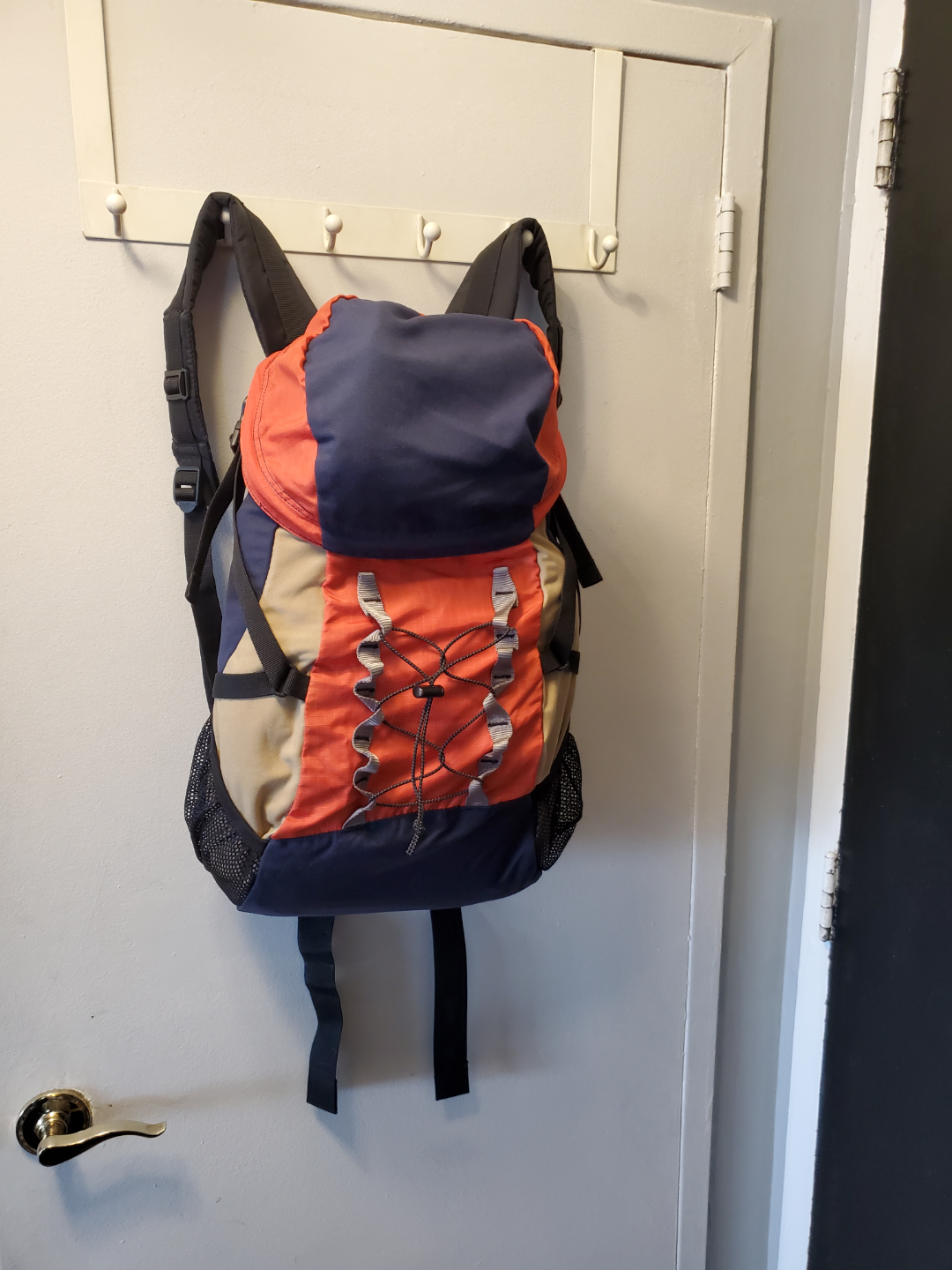 Backpack - Blue, Orange, Beige Gap
