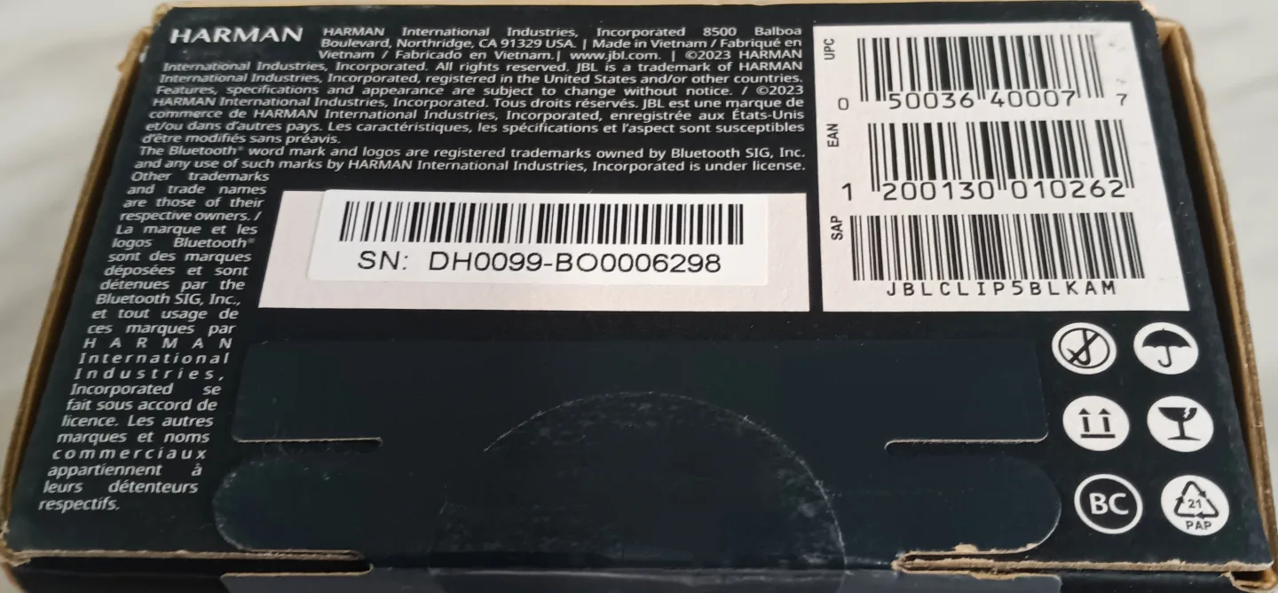 JBL - Clip 5 Portable Bluetooth Speaker (New) image indicator(7)