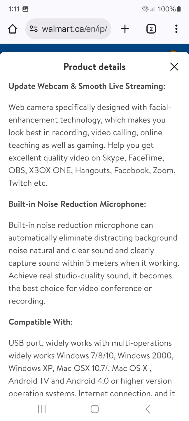 Invektrix 2k Webcam with mini stand image indicator(4)