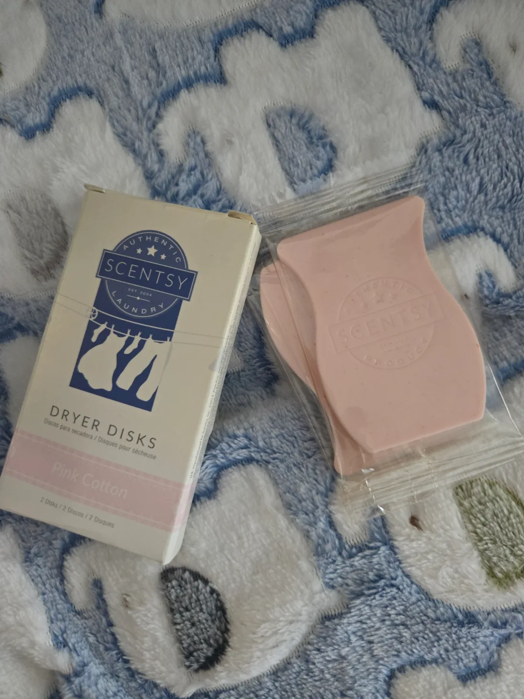 Scentsy Laundry Dryer Disks - Pink Cotton 🧡 image indicator(2)