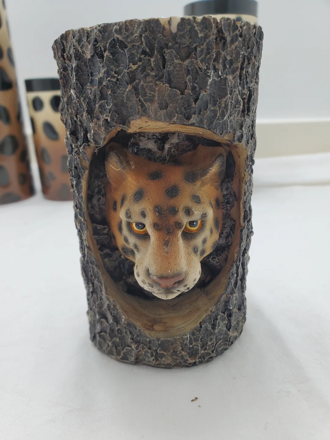 Cheetah Print Candle Holders 🏒 image indicator(3)